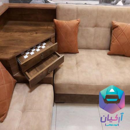 عرضه مستقیم عسلی مبل ال به قیمت عمده