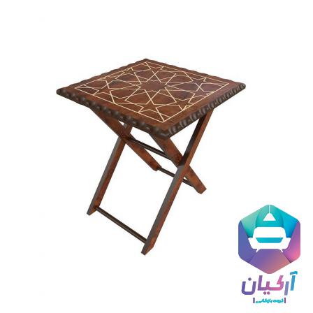 قیمت بهترین جلو مبلی تاشو چوبی در رنگ روشن